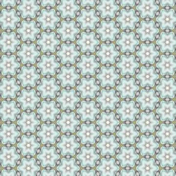 Seamless floral style pattern or ornamental background for wallpaper banner f Stock Illustration