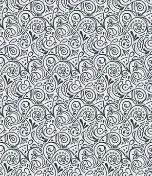 Seamless floral tile background pattern in vector Stock Illustration