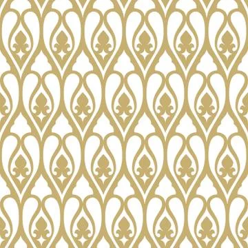 Seamless floral tiling pattern Stock Illustration