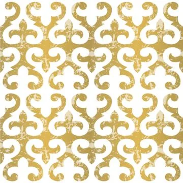 Seamless floral tiling pattern Stock Illustration