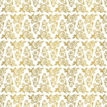 Seamless floral tiling pattern Stock Illustration