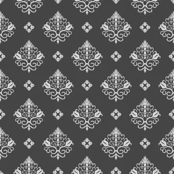 Seamless floral vector pattern Stock Illustration