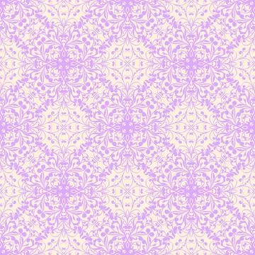 Seamless floral violet pattern Ilustración de archivo