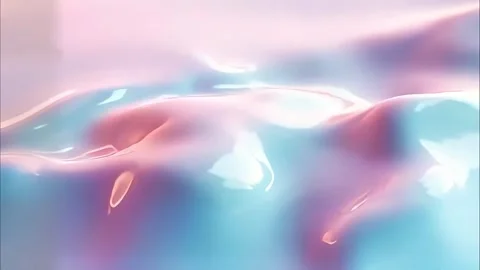 Seamless Flow of Liquid Forms and Soft Gradient Changes Stock Footage 286845170