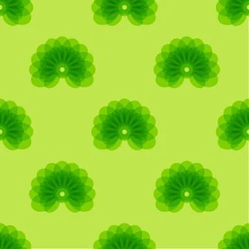 Seamless flower background Stock Illustration