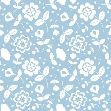 Seamless flower pattern 3 Stock Illustration