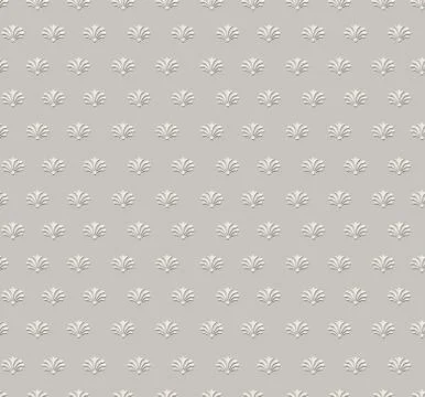 Seamless flower pattern. Abstract floral ornament. Brocade Texture Stock Illustration