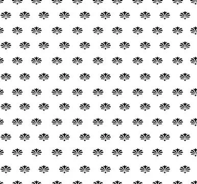 Seamless flower pattern. Abstract floral ornament. Brocade Texture Stock Illustration