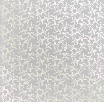 Seamless flower pattern. Abstract floral ornament. Brocade Texture Stock Illustration