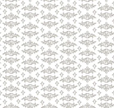 Seamless flower pattern. Abstract floral ornament. Brocade Texture Stock Illustration