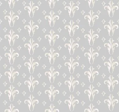 Seamless flower pattern. Abstract floral ornament. Brocade Texture Stock Illustration
