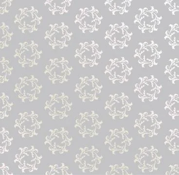 Seamless flower pattern. Abstract floral ornament. Brocade Texture Stock Illustration