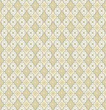 Seamless flower pattern. Abstract floral ornament. Brocade Texture Stock Illustration