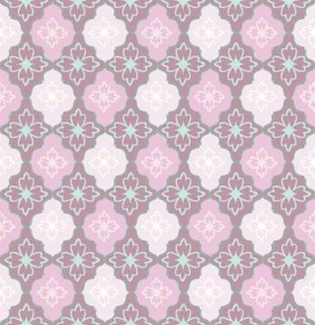 Seamless flower pattern. Abstract floral ornament. Brocade Texture Stock Illustration