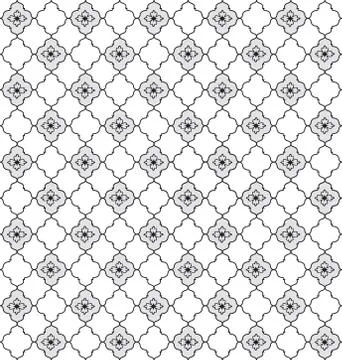 Seamless flower pattern. Abstract floral ornament. Brocade Texture Stock Illustration