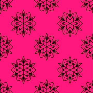 Seamless flower pattern background Stock Illustration