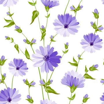 Seamless Flower Pattern Stock Illustration