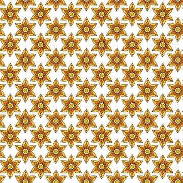 Seamless flower pattern Stock Illustration