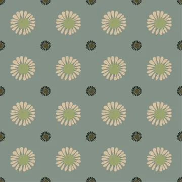 Seamless flower pattern Stock Illustration