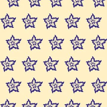 Seamless flower pattern or background. Floral texture. Stock Illustration