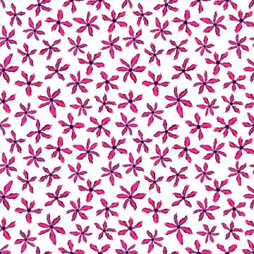 Seamless flower pattern. Pink purple floral background. Floral print for fabrics Stock Illustration