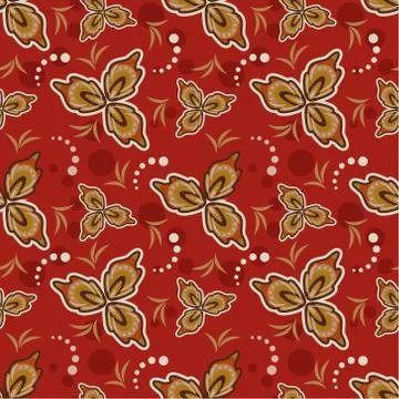 Seamless flowers pattern. Stock Illustration