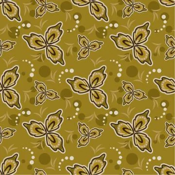 Seamless flowers pattern. Illustrazione stock