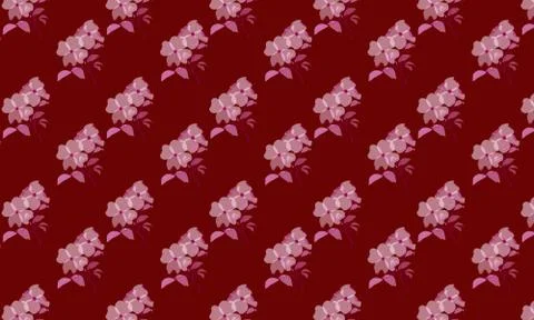 Seamless Flowers-pattern Illustrazione stock