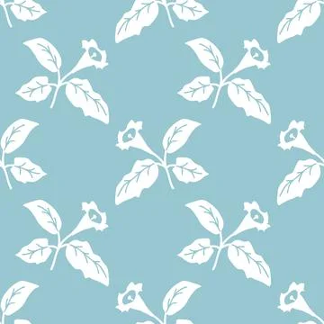 Seamless flowers pattern Stock Illustration