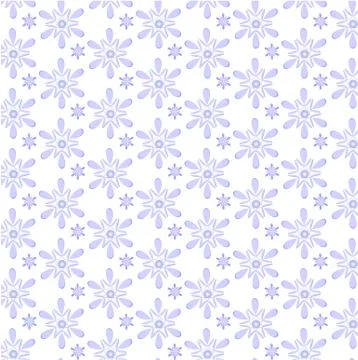 Seamless flowers pattern soft background Stock-Illustration