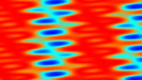 Seamless Flowing Abstract Wave Pattern Gradient Backdrop in Vibrant Color S.. Stock Footage 341055143