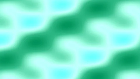 Seamless flowing green and aqua abstract gradient waves background pattern Stock Footage 336504766