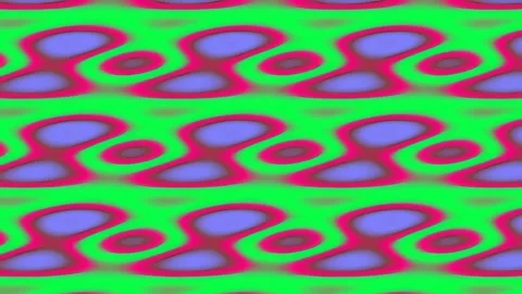 Seamless fluid abstract wave pattern texture, vibrant retro gradient flow Stock Footage 341055907