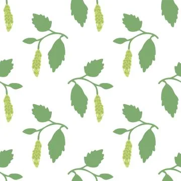 Seamless foliage Illustrazione stock