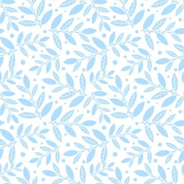 Seamless foliage pattern Stock Illustration