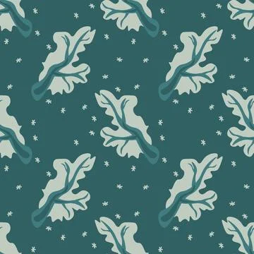 Seamless foliage pattern Stock Illustration