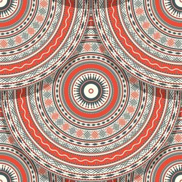 Seamless folk Romanian 22 Stock Illustration