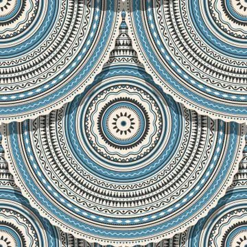 Seamless folk Romanian 25 Stock Illustration