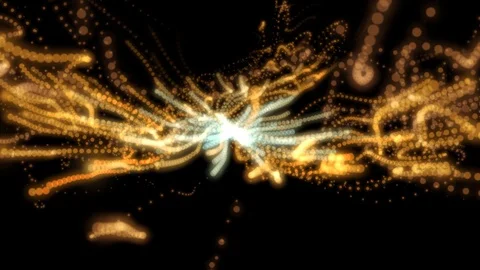 Seamless footage.VJ loop. Abstract background glittering particles explosion Stock Footage 93358272
