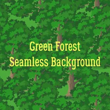 Seamless Forest Stock Illustration
