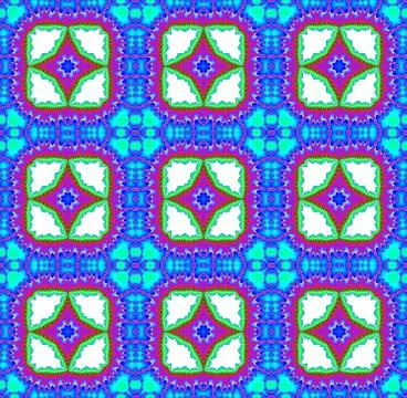 Seamless fractal pattern Stock Illustration