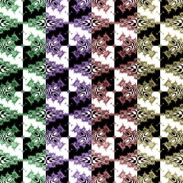 Seamless fractal pattern Stock Illustration
