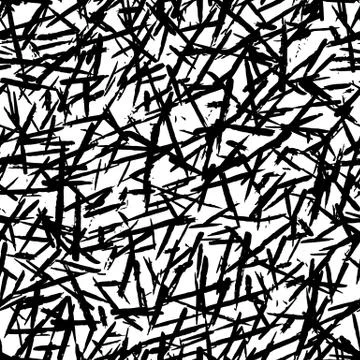 Seamless freehand drawn background uneven texture with random strokes 库存插图