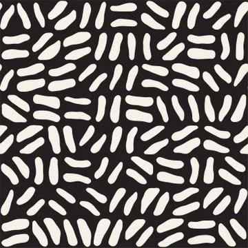 Seamless freehand pattern. Vector abstract rough lines background. Hand drawn 스톡 일러스트