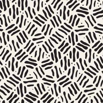 Seamless freehand pattern. Vector abstract rough lines background. Hand drawn 스톡 일러스트