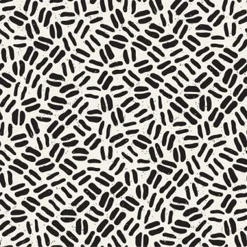 Seamless freehand pattern. Vector abstract rough lines background. Hand drawn Stock Illustration
