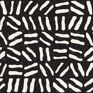 Seamless freehand pattern. Vector abstract rough lines background. Hand drawn 스톡 일러스트