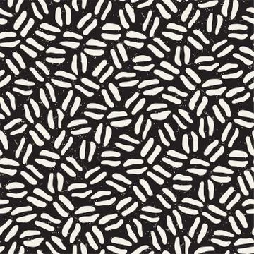 Seamless freehand pattern. Vector abstract rough lines background. Hand drawn Illustrazione stock