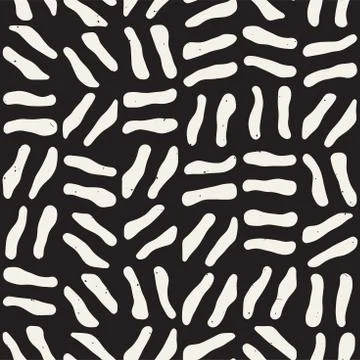 Seamless freehand pattern. Vector abstract rough lines background. Hand drawn 스톡 일러스트