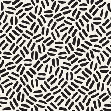 Seamless freehand pattern. Vector abstract rough lines background. Hand drawn Illustrazione stock